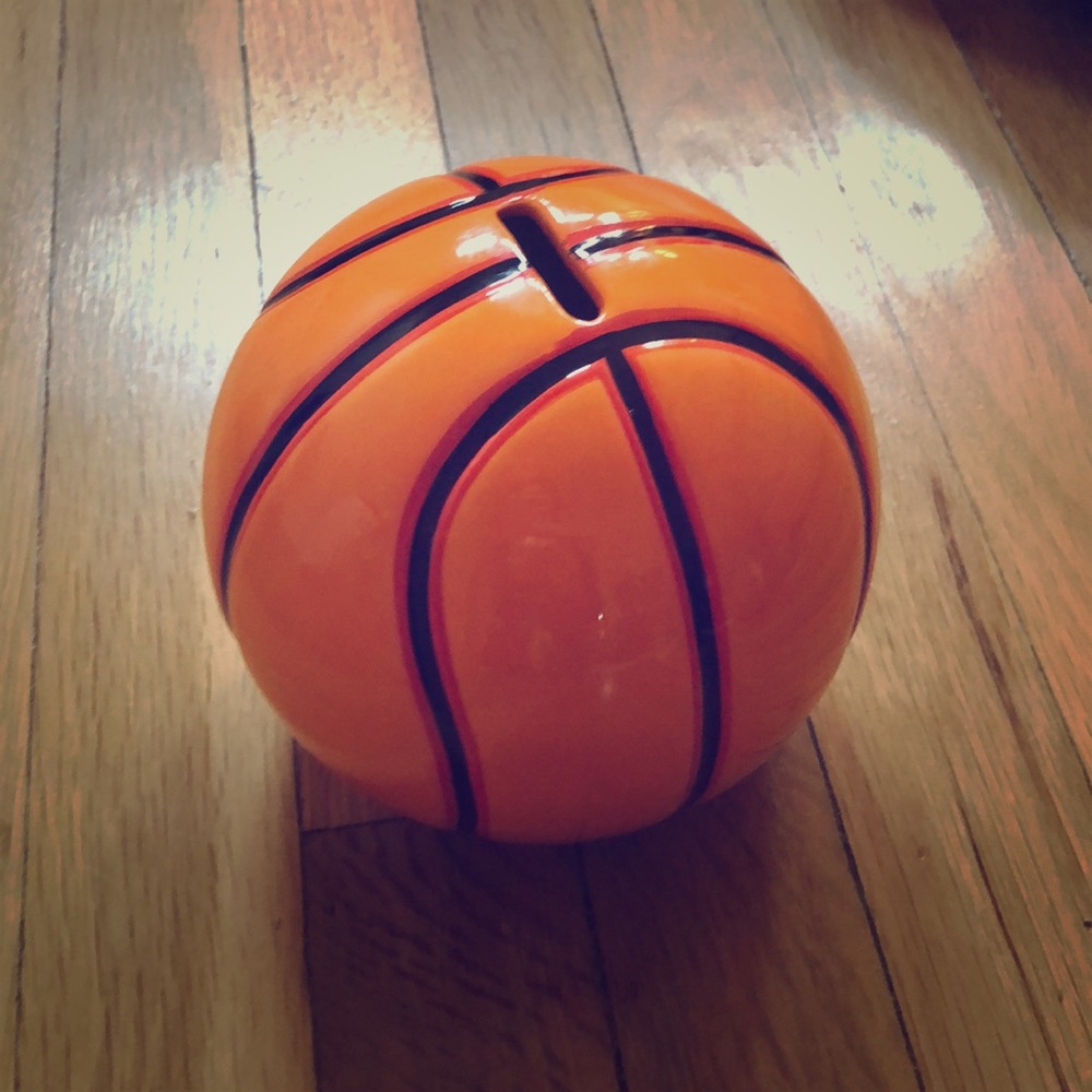 Basketball piggy bank 🏀